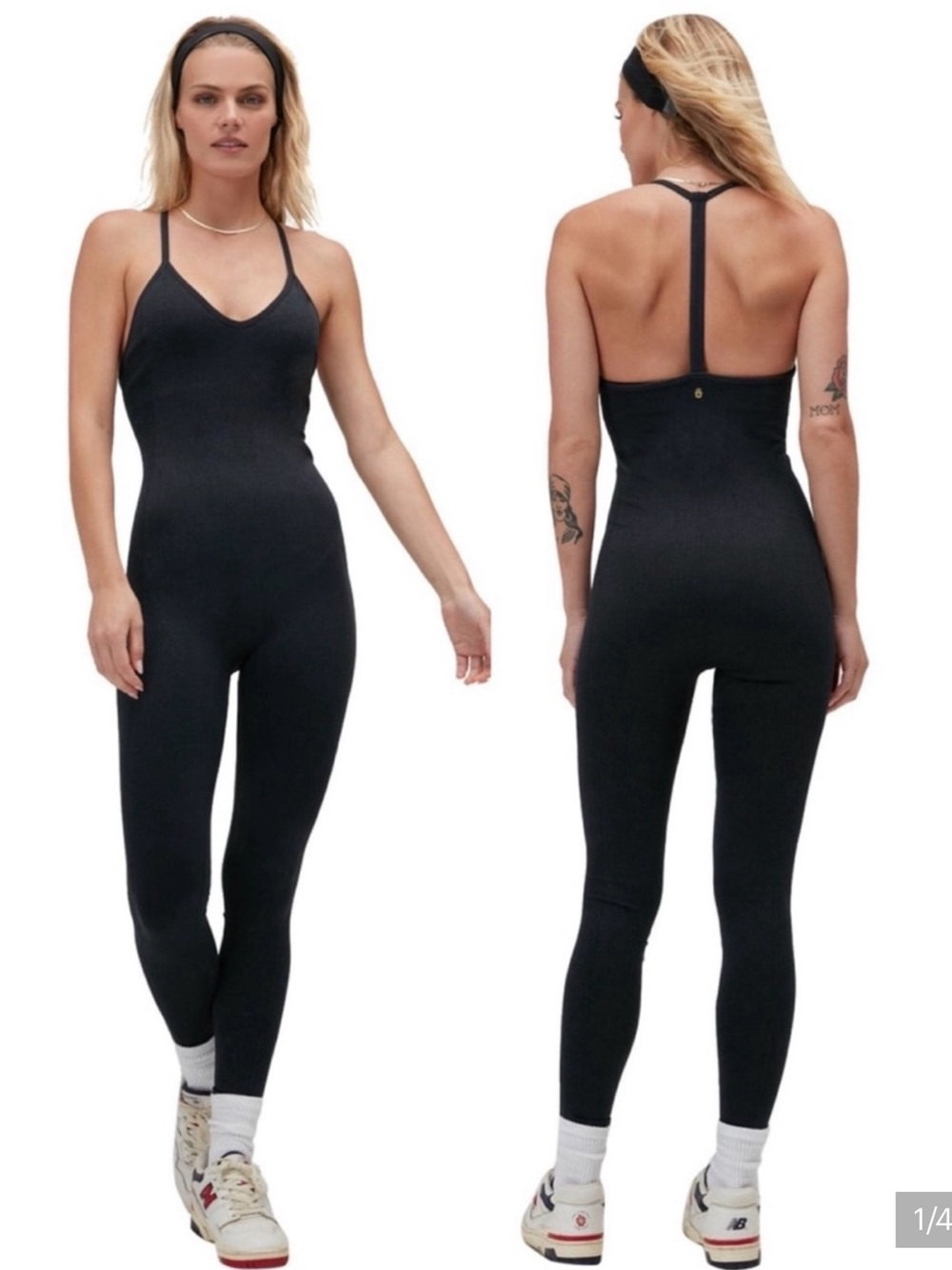 Spiritual Gangster t-strap Jumpsuit Leggings